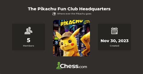 the pikachu fun club headquarters chess club