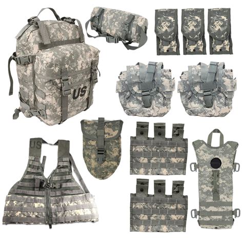 genuine  army issue  piece molle rifleman kit  mcguire army navy