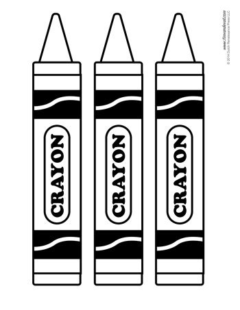 crayon templates tims printables