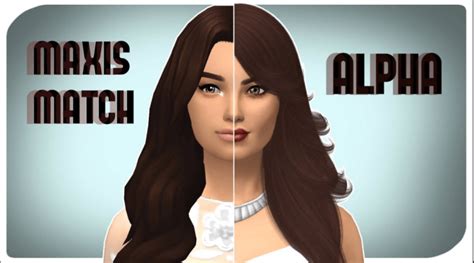 The Sims 4 Custom Content Maxis Match Lipstick