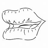 Lippen Bocca Labbra Mund Getrokken Disegnate Icona Femminili Mond Schizzo Gezeichneter Weiblichen Handgezeichnete Vrouwelijke Pictogram sketch template