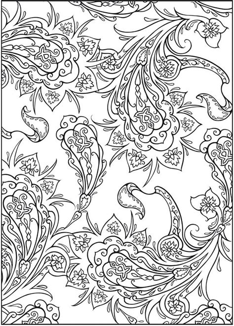 dover publication sample designs coloring books paisley coloring