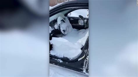 Canadian Woman Wakes With A Car Full Of Snow Cnn Video