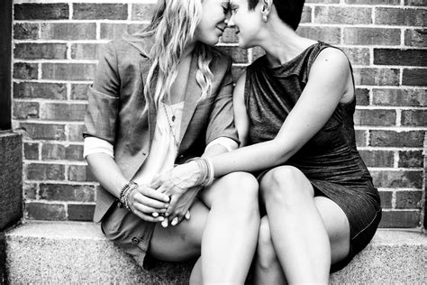 Pin By Megan Russe On Black And White Lesbian Engagement