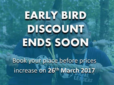 Early Bird Discount Ending 2 – Global Social Leaders