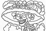 Coloring Catrina Pages Choose Board sketch template