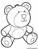 Teddy Bear Coloring Pages Cute Colouring Baby Plush Printable Clipart Cartoon Color Ausmalbilder Drawing Kids Bears Face Book Library Getcolorings sketch template