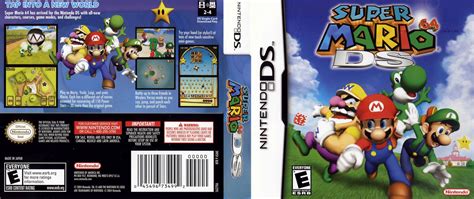 Carátula De Super Mario 64 Ds Para Nds Super Mario Mario Nds