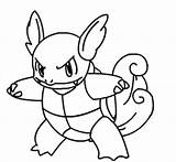 Wartortle Coloring Squirtle sketch template