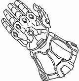 Infinity Gauntlet Coloring Pages Printable War Avengers Marvel A4 Categories sketch template