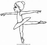 Danza Ballo Tanz Malvorlage Dance Tanzmariechen Ballerine Ballet Kategorien sketch template