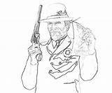 Dead Redemption Red Coloring Pages Characters Search sketch template