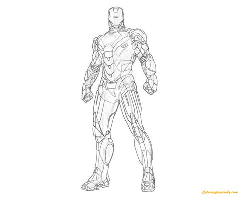 avengers iron man coloring pages cartoons coloring pages