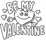 Coloring Pages Valentine Getcolorings sketch template