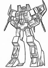 Transformers Coloring Starscream Pages Clipart Drawing Transformer Colouring Boys Printable Megatron Sheets Book Cartoon Bumblebee Kids Pdf Robot Prime Print sketch template