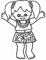 Coloring Pages Kids Clothes Summer Colouring sketch template