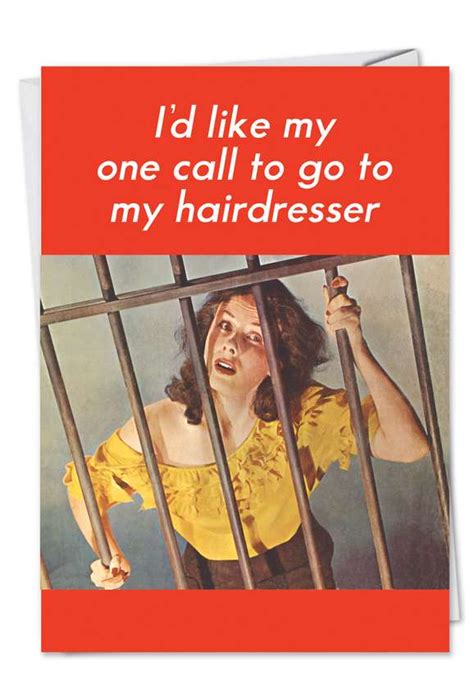 Unique Adult Funny Birthday Card One Call Prison