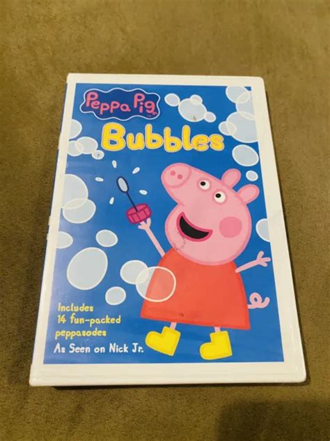 peppa pig bubbles dvd  nick jr episodes  picclick