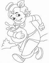 Krishna Coloring Pages Baby Bheem Chota Colouring Lord Kids Drawings Sprinter Clipart Cartoon Popular Painting Kindergarten Print Library Getcolorings Books sketch template