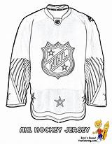 Coloring Pages Hockey Printable Jersey Jerseys Nhl Player Colouring Ruth Babe Ice Players Sheets Sport Print Sports Yescoloring Color Cold sketch template
