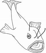 Angler Fish Coloring Pages sketch template