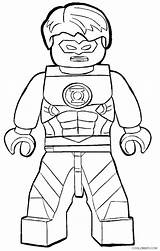 Coloring Pages Gordon Green Lantern Printable Lego Flash Arrow Getcolorings Getdrawings Colorings sketch template