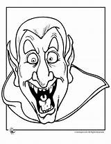 Dracula Coloring Halloween Pages Print sketch template