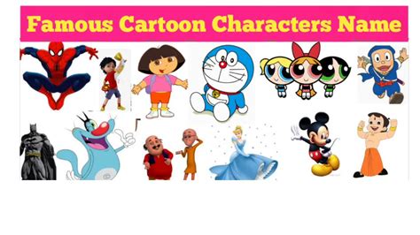 top  unique cartoon characters names tariquerahmannet
