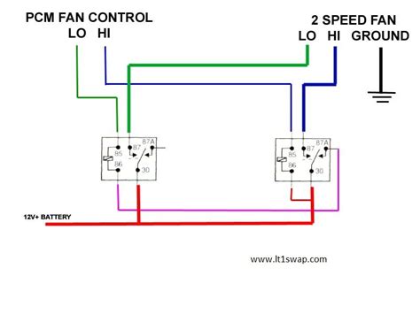 ls swap electric fan wiring lstech camaro  firebird forum