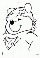 Coloring Pooh Pages Bear Winnie Popular sketch template