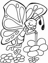 Butterfly Coloring Pages Preschoolers sketch template