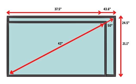 visual tv size comparison    display     display