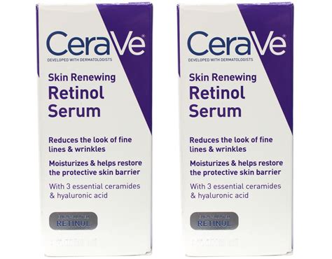 buy  pack cerave skin renewing retinol serum  ounce   lowest