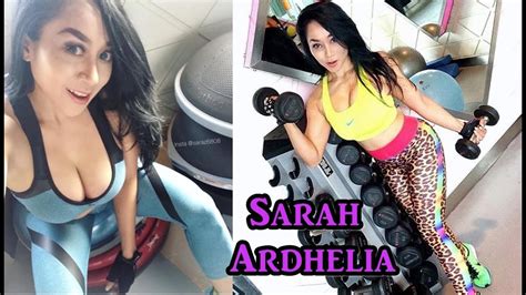 Sarah Ardhelia Sexy Fitness Model Full Workout And All