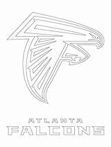 Atlanta Falcons Coloring Pages Logo Supercoloring Via sketch template