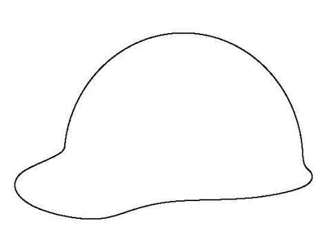 hart hat pattern   printable outline  crafts creating