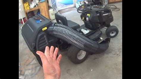 murray aem riding mower bagger assembly part    youtube