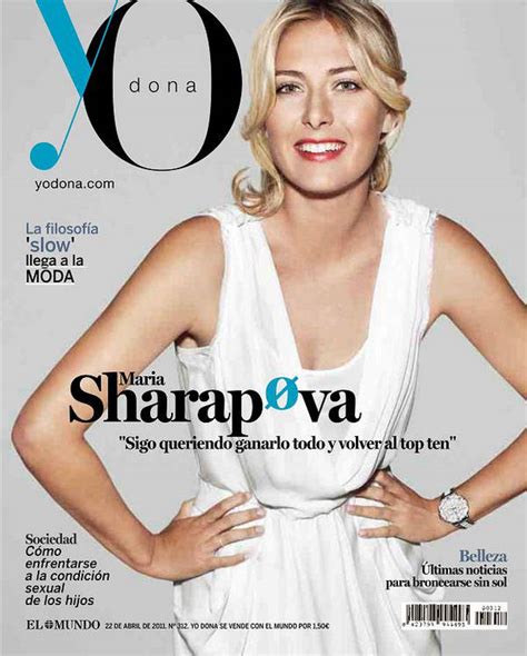 Maria Sharapova Poses For Yo Dona Magazine April 2011