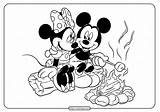 Mickey Mouse Campfire Colorat Planse Copii Minie Tudodesenhos Coloringoo Sfatulparintilor sketch template