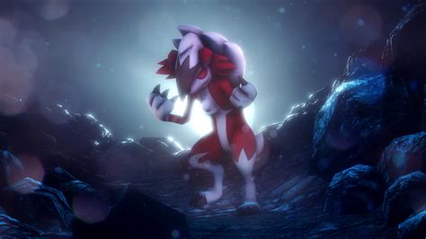 pokemon midnight lycanroc  brolynoconsorter  deviantart