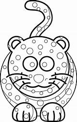 Leopard Cartoon Clipart Clip Coloring Cliparts Book Colouring Drawing Cartoons Library Svg Easy Flowers Graphics Clipartbest Draw Line Face Amur sketch template