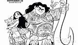 Coloring Moana Pages Printable These Maui D23 Ll Click sketch template