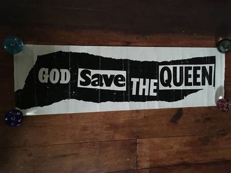 The Sex Pistols God Save The Queen 1977 Jamie Reid Original Etsy