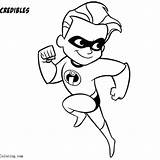 Incredibles Elastigirl sketch template