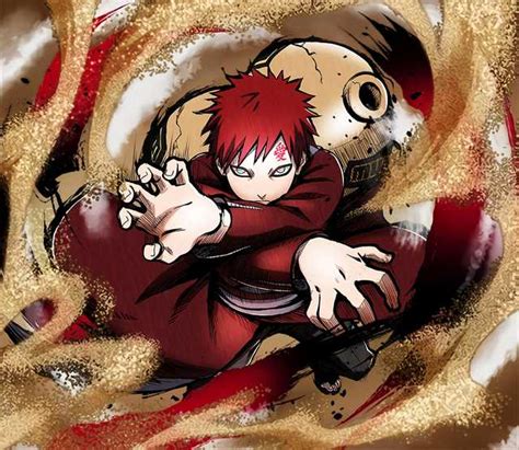 gaara the sand that protects the village naruto x