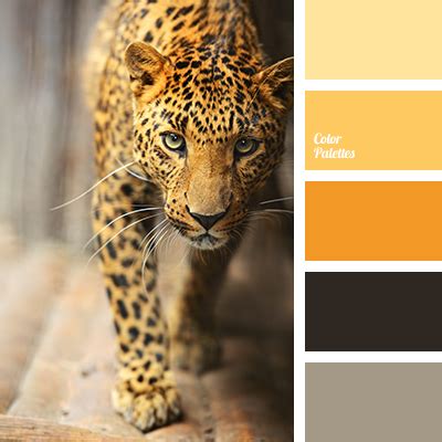 color  leopard skin color palette ideas