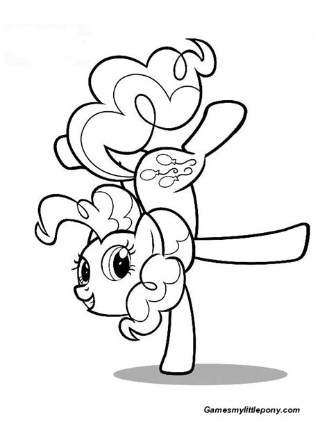 cute pinkie pie pony coloring page   pony coloring pages