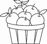 Fruits Worksheets Preschoolactivities Manzanas Frutas Bordar sketch template