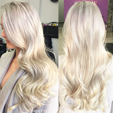 Silver Blonde Hair Styles Colored Hair Tips Long Hair