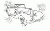 Coloring Pages Mercedes Cars Magic sketch template